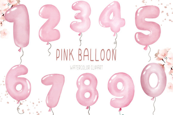 Download Watercolor Pink Balloon Clipart PNG - Balloon clipart Collection
