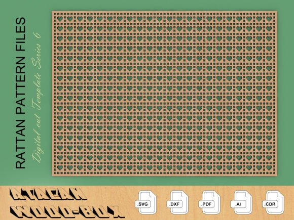 Download Rattan Pattern Glowforge SVG Files 227 - Svg files Collection