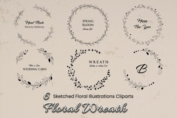 Download Leaf Wreath Monogram SVG Floral Frame - Wreath Collection