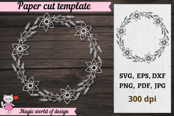 Download Leaf Wreath Cricut SVG Cut File, Paper - Wreath Collection