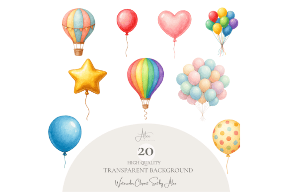 Download Balloon Clipart Set - Balloon clipart Collection