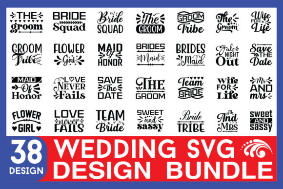 Download Wedding Svg Designs Bundle - Wedding svg designs Collection