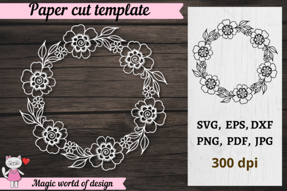 Download Leaf Flower and Wreath Cricut SVG - Wreath Collection