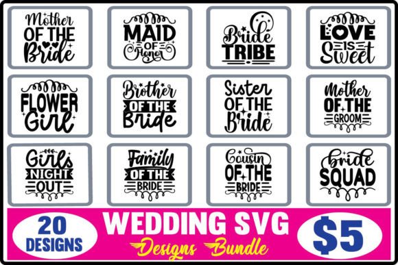 Download Wedding SVG Designs Bundle - Wedding svg designs Collection